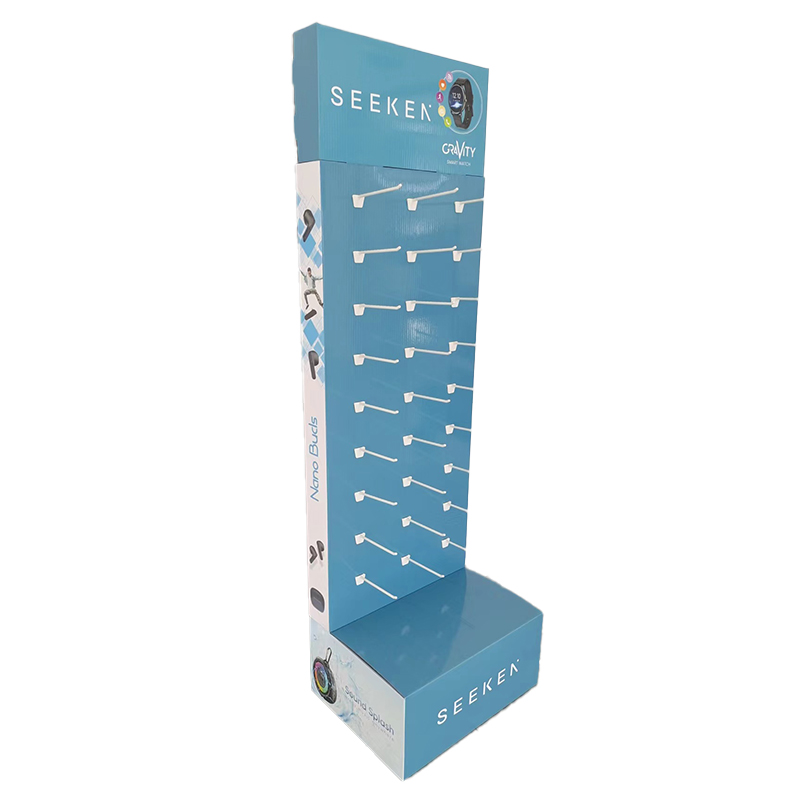 POP Display With Hooks For Electronic Products